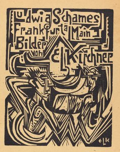 Ludwig Schames Frankfurt a Main Bilder von E L Kirchner Ludwig Schames Frankfurt..., 1919. autorstwa Ernst Ludwig Kirchner