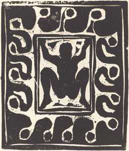 Naga tancerka, 1906. autorstwa Ernst Ludwig Kirchner