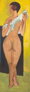 Figura akt [rewers], 1907. autorstwa Ernst Ludwig Kirchner