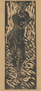 Akt z biżuterią, 1906. autorstwa Ernst Ludwig Kirchner