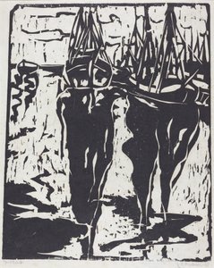 Scena portowa Scena portowa, 1908 r. autorstwa Ernst Ludwig Kirchner