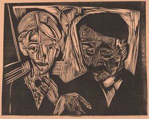 Małżeństwo Müller, 1919. autorstwa Ernst Ludwig Kirchner