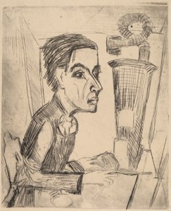 Malarz, 1923. autorstwa Ernst Ludwig Kirchner