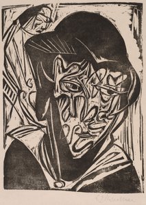 Kobieta z welonem, 1915.