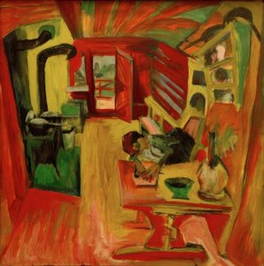 Kuchnia alpejska autorstwa Ernst Ludwig Kirchner