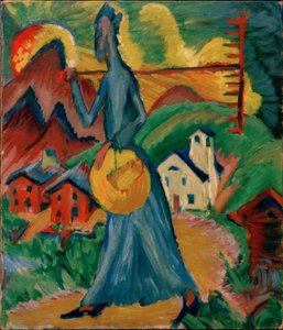 Życie alpejskie autorstwa Ernst Ludwig Kirchner