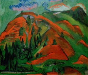 Linia drzewa autorstwa Ernst Ludwig Kirchner