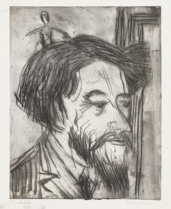 Portret profesora Enrico Padwy. 1923 autorstwa Ernst Ludwig Kirchner