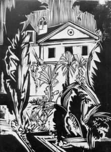 Ogród Botaniczny (Jena) autorstwa Ernst Ludwig Kirchner