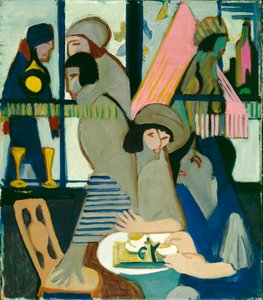 Kawiarnia autorstwa Ernst Ludwig Kirchner
