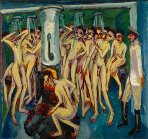 Artylerzyści Żołnierzy, 1915. autorstwa Ernst Ludwig Kirchner