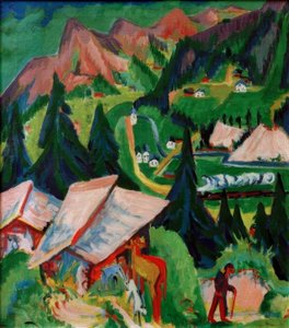 Junkerboden od stafel autorstwa Ernst Ludwig Kirchner
