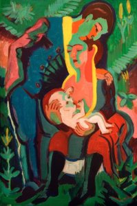 Rodzina autorstwa Ernst Ludwig Kirchner