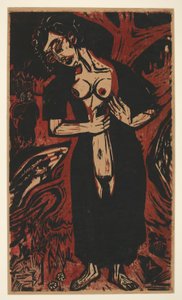 Samobójstwo autorstwa Ernst Ludwig Kirchner