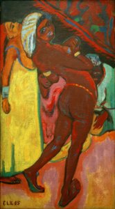 Czarna tancerka autorstwa Ernst Ludwig Kirchner