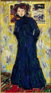 Doris, stojąc autorstwa Ernst Ludwig Kirchner
