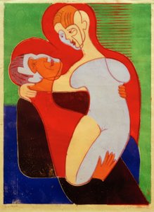 EL Kirchner, kochankowie (The Hembusse) autorstwa Ernst Ludwig Kirchner