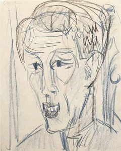 szef Bauknechtu; Szef Bauknecht, 1922 autorstwa Ernst Ludwig Kirchner