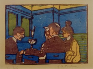 Jestem kawa II autorstwa Ernst Ludwig Kirchner