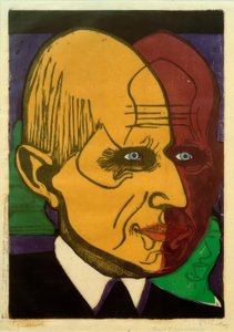 Kopf dr. Frédéric Bauer autorstwa Ernst Ludwig Kirchner