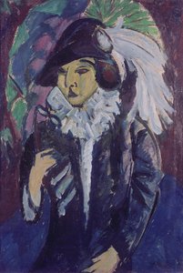 Dama w parku, 1912 autorstwa Ernst Ludwig Kirchner