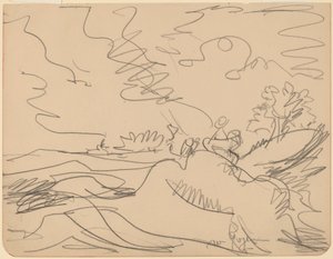 Krajobraz w Taunus autorstwa Ernst Ludwig Kirchner