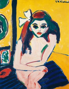 Marcella, Ernst Ludwig Kirchner (1880-1938) autorstwa Ernst Ludwig Kirchner