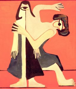 Maska taniec autorstwa Ernst Ludwig Kirchner