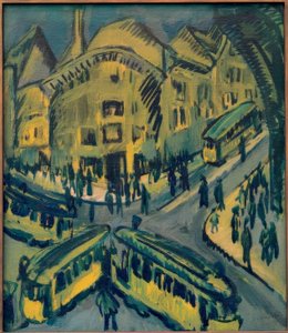Nollendorfplatz autorstwa Ernst Ludwig Kirchner