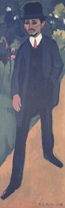 Portret Ericha Heckela (1883-1970) 1911