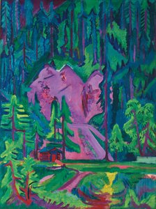 Kamieniołom w Wildboden; Kamieniołom w Wildboden, c.1923 autorstwa Ernst Ludwig Kirchner