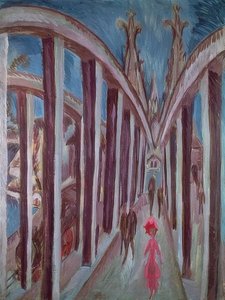 Most nad Renem w pobliżu Kolonii. 1914 autorstwa Ernst Ludwig Kirchner