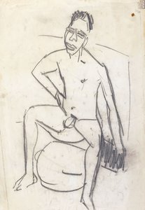 Sam Czarny autorstwa Ernst Ludwig Kirchner