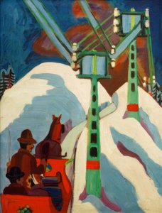 Kulig autorstwa Ernst Ludwig Kirchner