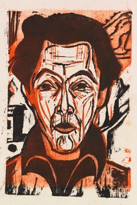 Autoportret, 1926. autorstwa Ernst Ludwig Kirchner