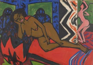 Śpiąca Milli autorstwa Ernst Ludwig Kirchner
