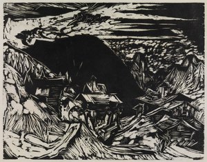 Stafelalp z Altein i Tinzenhorn autorstwa Ernst Ludwig Kirchner