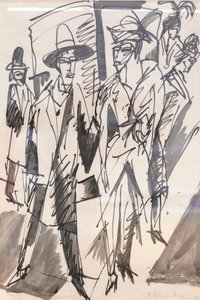 Gwiazdy drogowe autorstwa Ernst Ludwig Kirchner