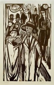 Ulica autorstwa Ernst Ludwig Kirchner
