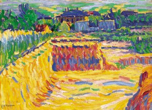 Kopalnia gliniasta, ok. godz. 1906 autorstwa Ernst Ludwig Kirchner