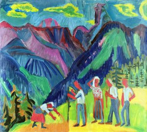 Nieznany obraz autorstwa Ernst Ludwig Kirchner