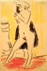 Modelka autorstwa Ernst Ludwig Kirchner