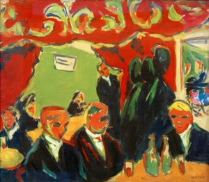 Weinstube autorstwa Ernst Ludwig Kirchner