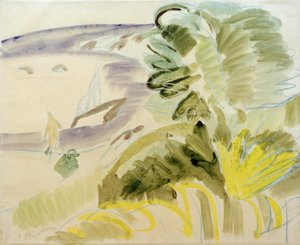 Biała plaża autorstwa Ernst Ludwig Kirchner