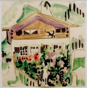 Wildbodenhaus autorstwa Ernst Ludwig Kirchner