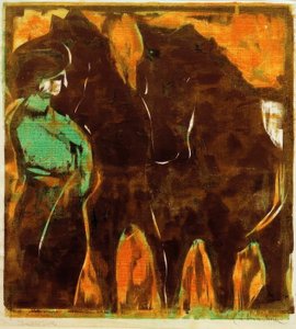 Obraz cyrkowy autorstwa Ernst Ludwig Kirchner