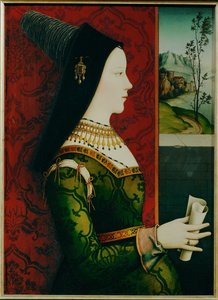 Marie de Bourgogne (obraz na drewnie) autorstwa Ernst Maler