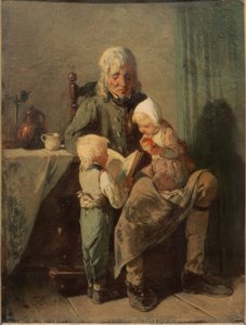 Dziadek i wnuki autorstwa Ernst Schalck