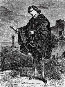 Ilustracja do Entail, noweli Ernsta Theodora Amadeusa Hoffmanna (1776-1822), rycina autorstwa Ernst Theodor Amadeus Hoffmann