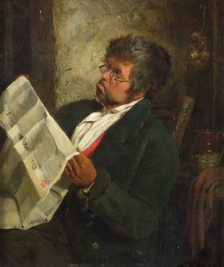 Czytanie wiadomości autorstwa Erskine Nicol